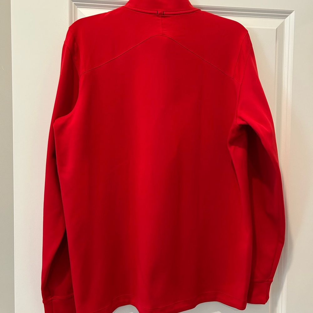 Nike Red Men's Ole Miss Qtr Zip Jacket - Picture 7 of 9